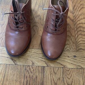 Patricia Nash Tan Lace-Up Boots